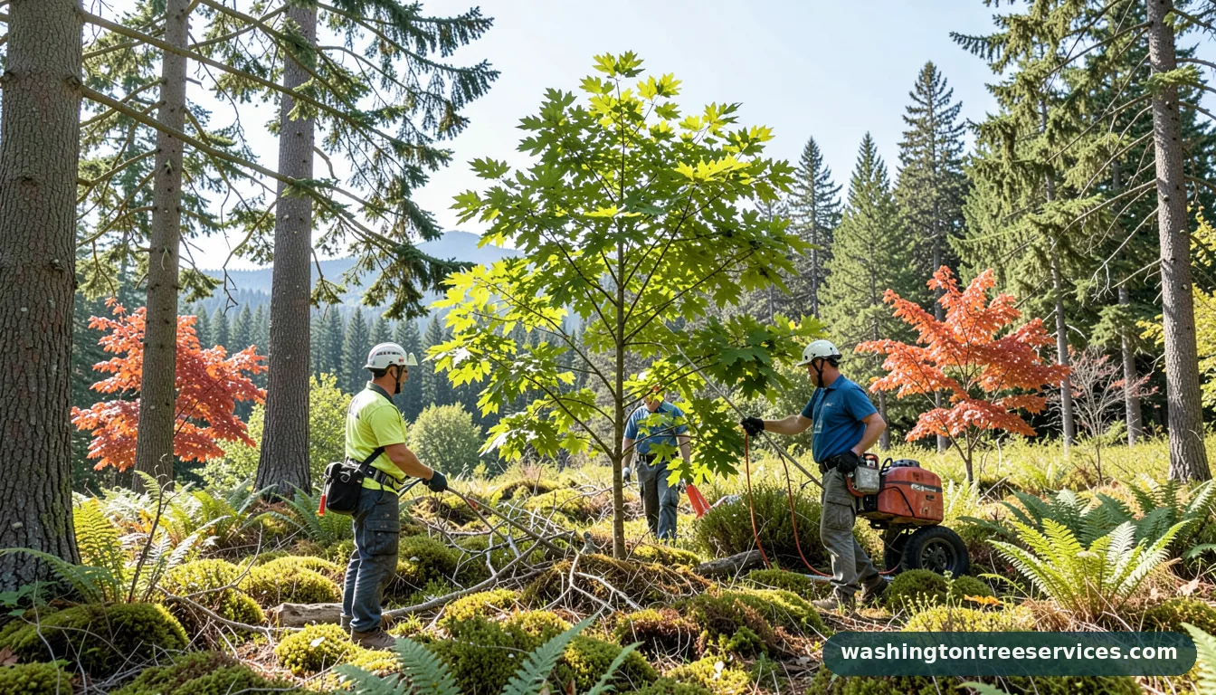 Professional equipment for when do you trim dogwood trees in Washington when do you trim dogwood trees - tree service equipment and crew in Washington