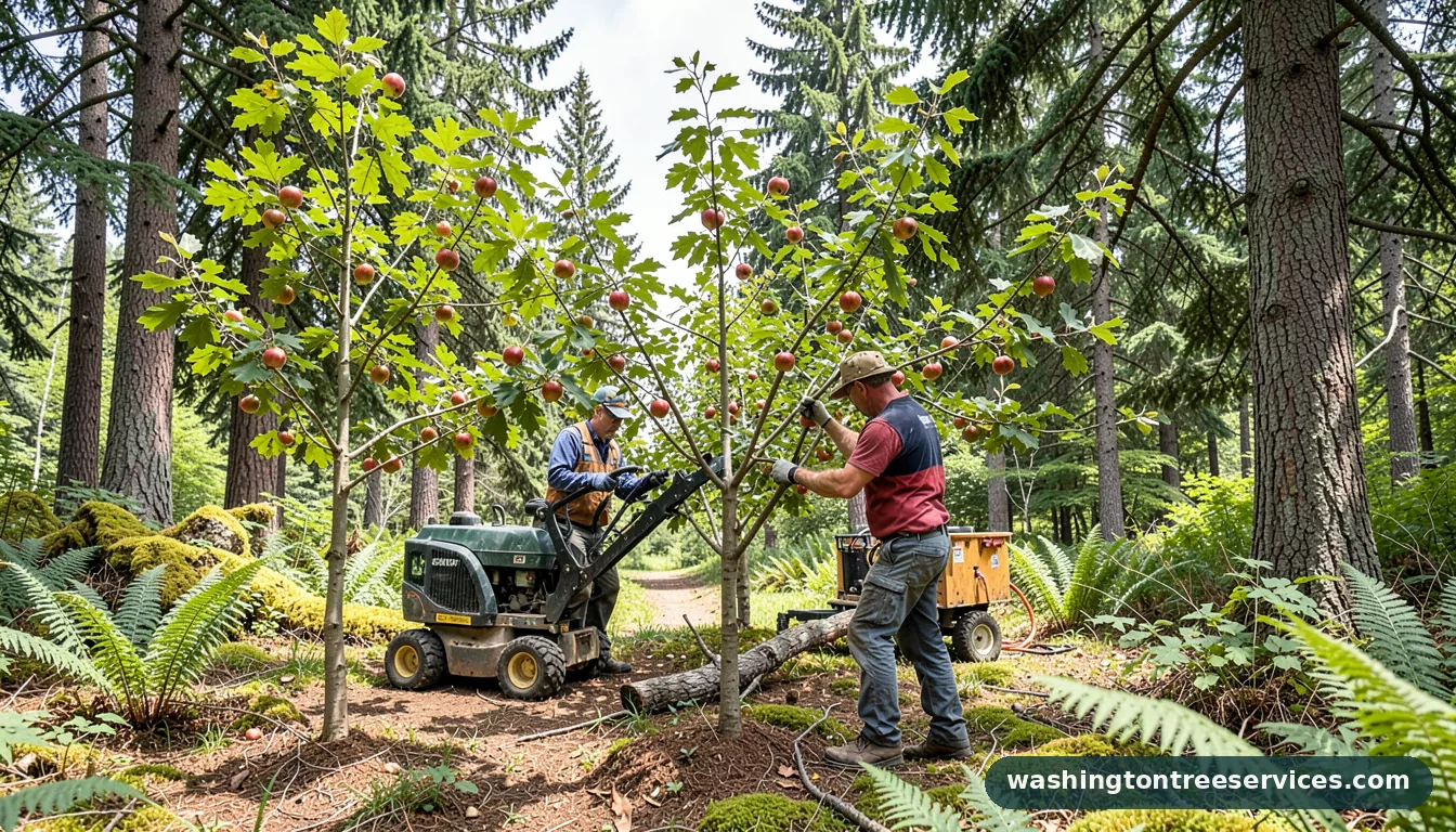 when is a good time to prune apple trees - certified arborists at work in Washington