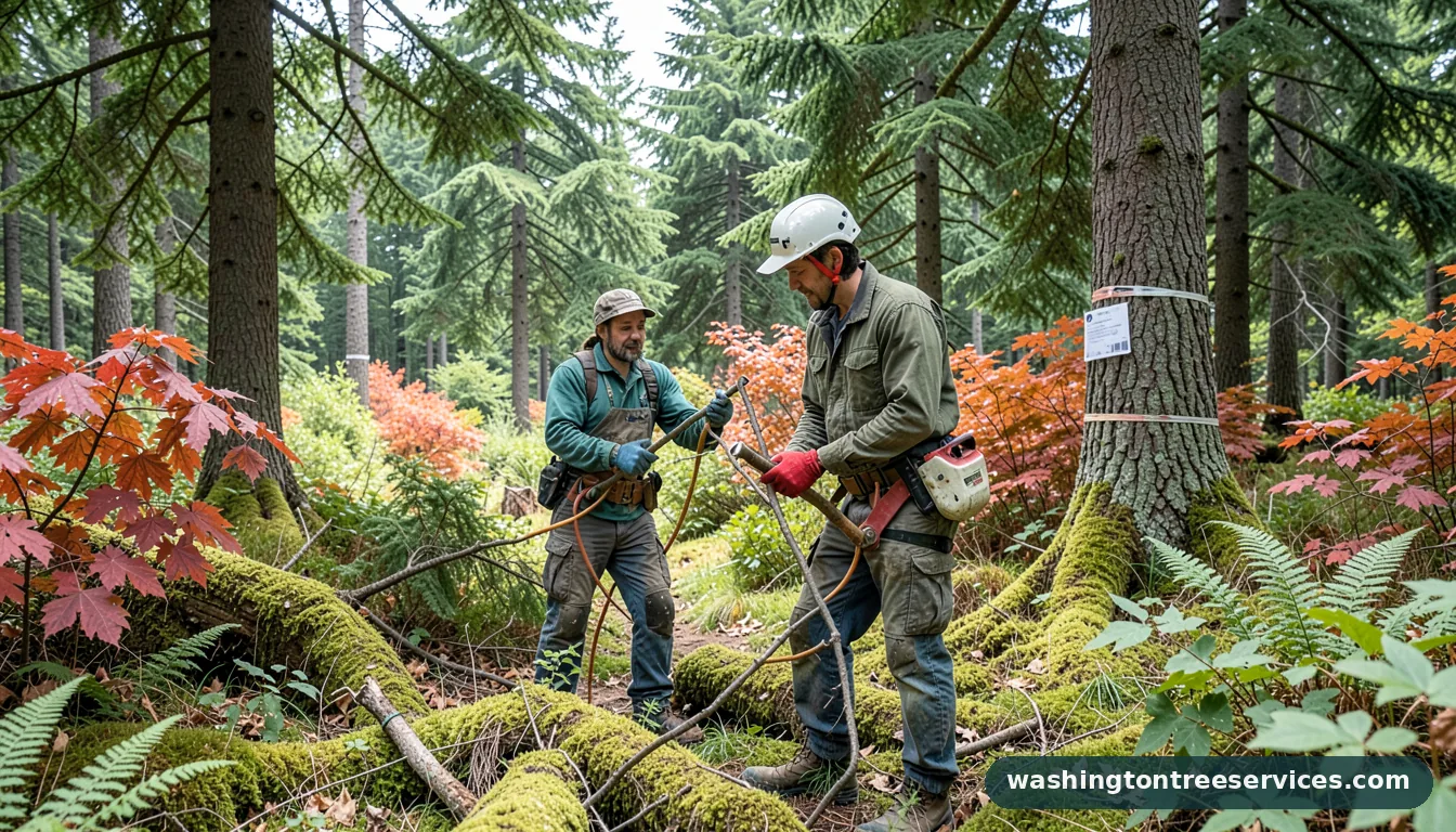 when is a good time to prune trees - certified arborists at work in Washington