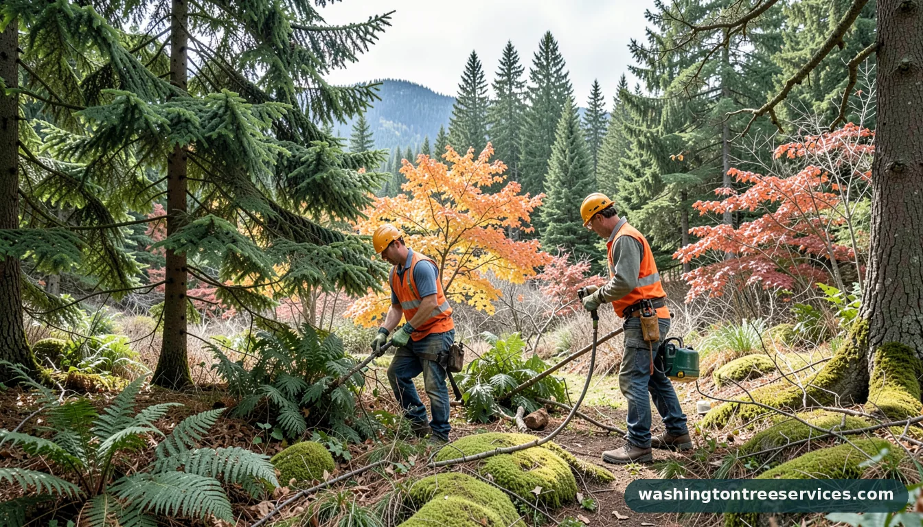 when is a good time to prune trees - completed tree work by Washington Tree Services
