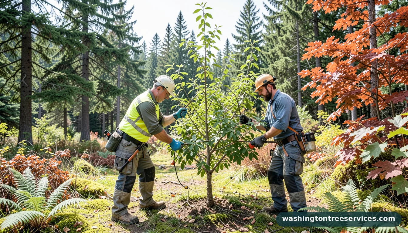 when is a good time to trim apple trees - certified arborists at work in Washington