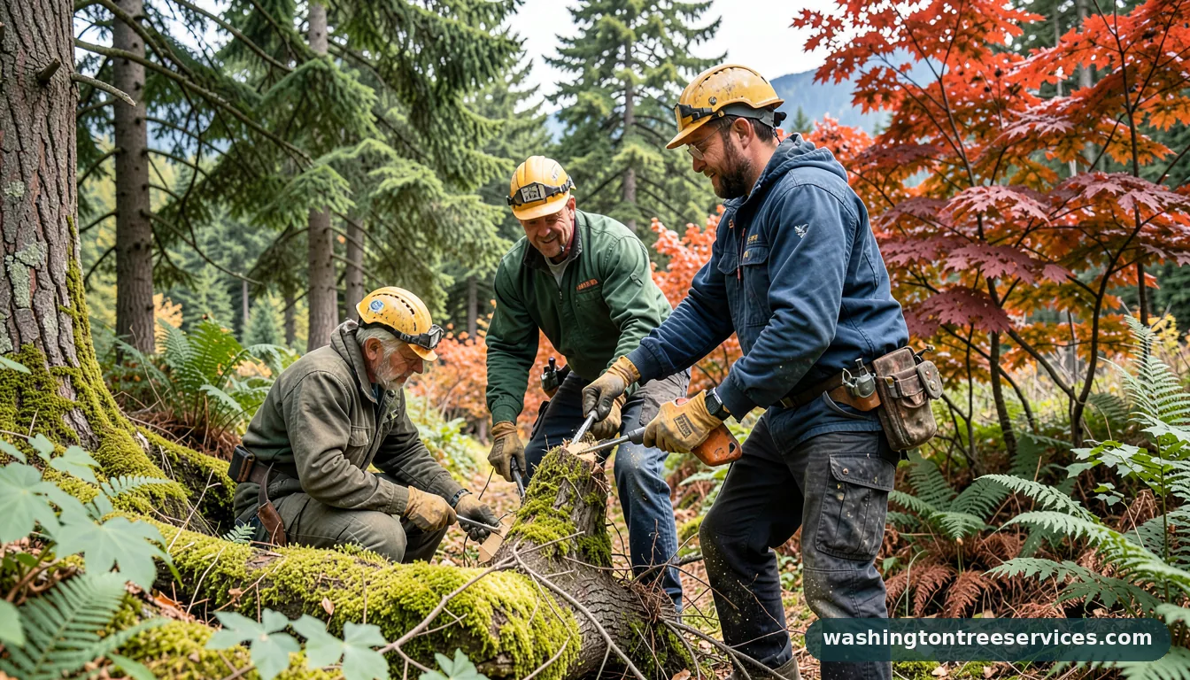 when is the best time to prune a tree - certified arborists at work in Washington