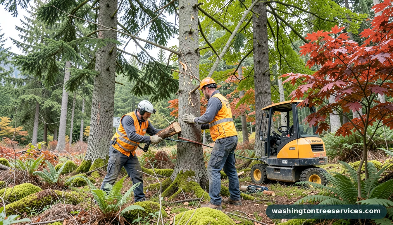 when is the best time to prune a tree - completed tree work by Washington Tree Services