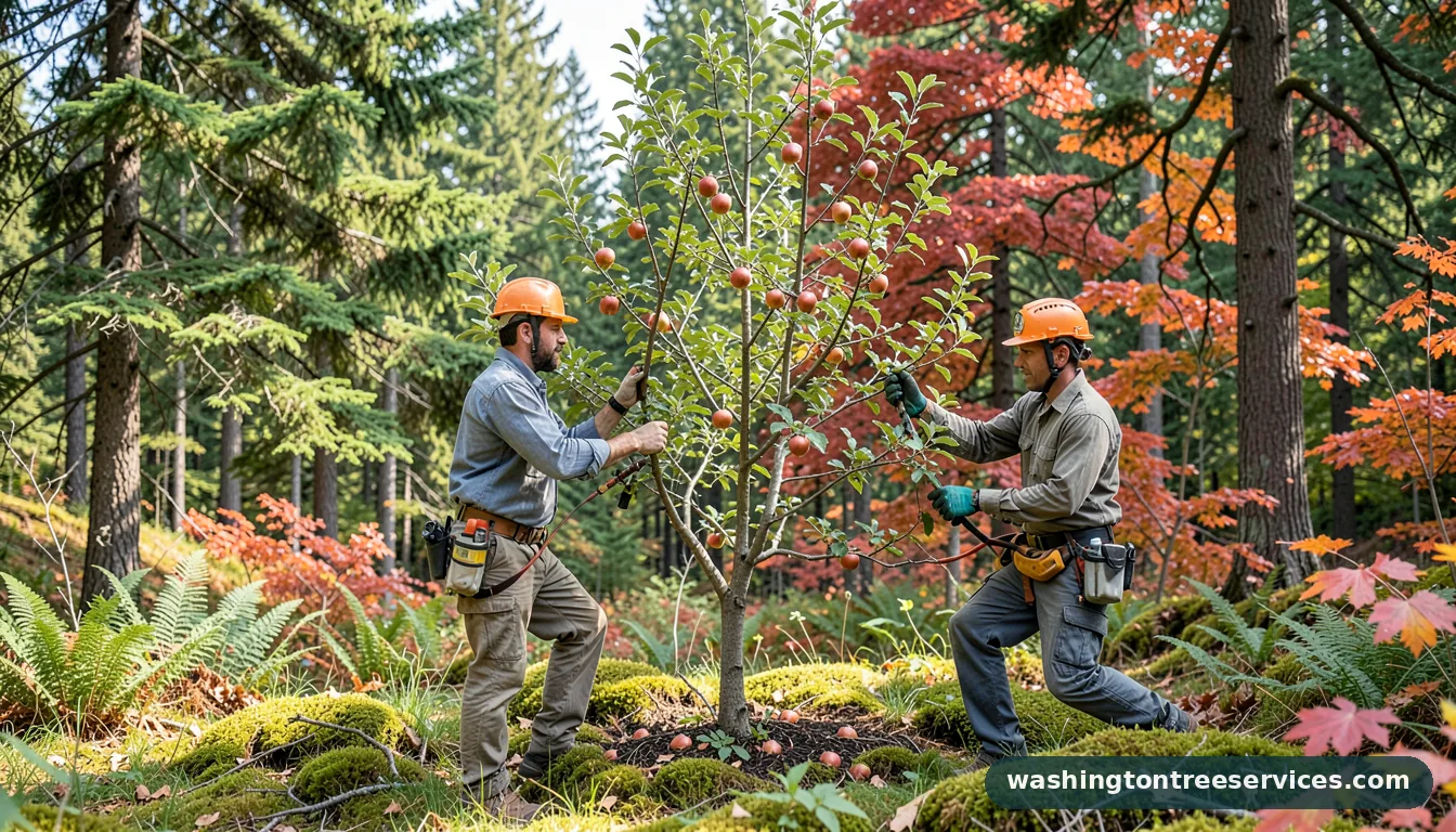 when is the best time to prune an apple tree - certified arborists at work in Washington