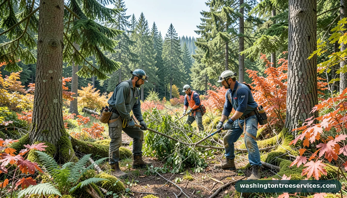 when is the best time to prune trees - certified arborists at work in Washington