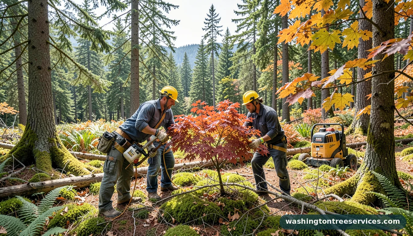 when is the best time to trim a japanese maple - tree service equipment and crew in Washington