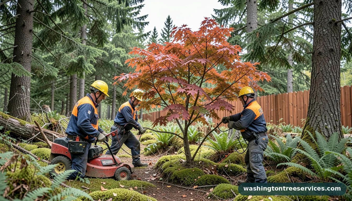 when is the best time to trim a japanese maple - completed tree work by Washington Tree Services