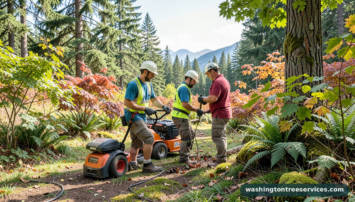 when is the best time to trim trees and bushes - certified arborists at work in Washington