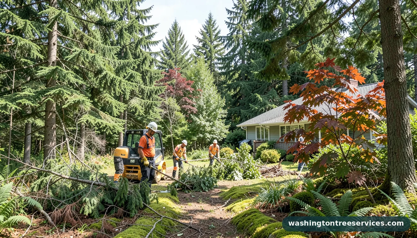 when is the best time to trim trees and bushes - completed tree work by Washington Tree Services