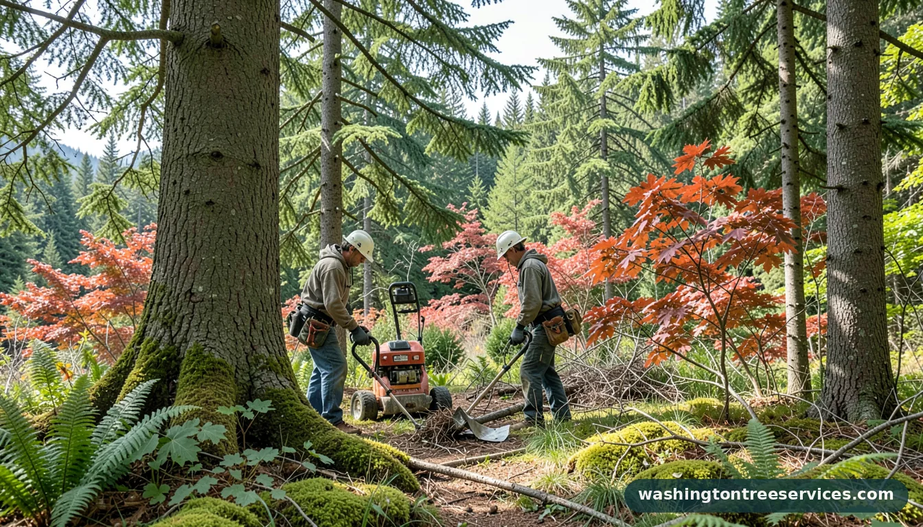 Certified arborists handling when is the best time to trim trees in Washington when is the best time to trim trees - certified arborists at work in Washington