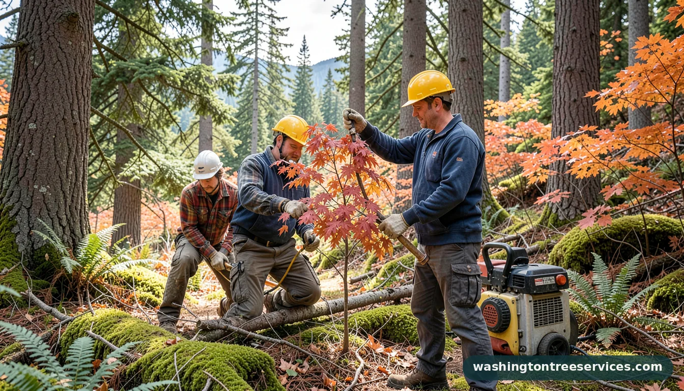 when prune japanese maple - certified arborists at work in Washington