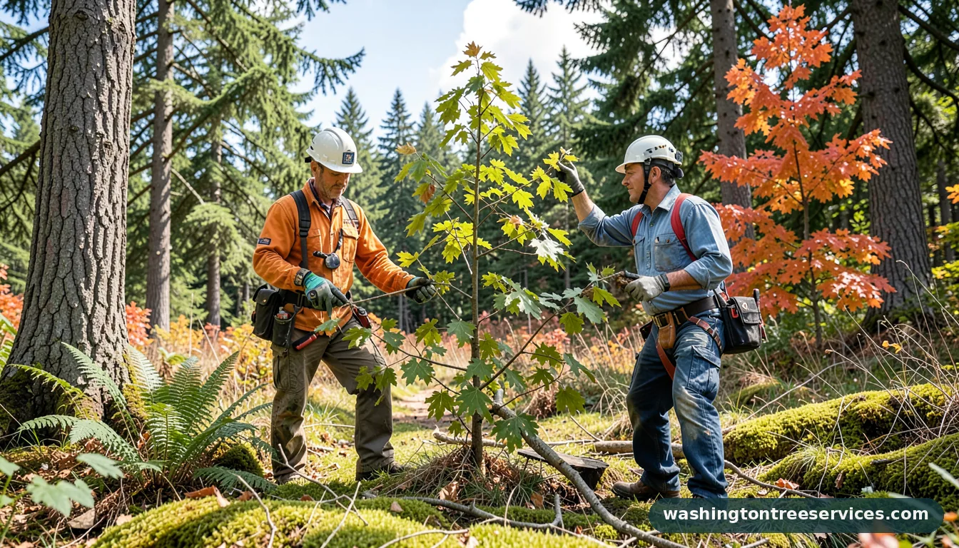 Professional equipment for when should plum trees be pruned in Washington when should plum trees be pruned - tree service equipment and crew in Washington