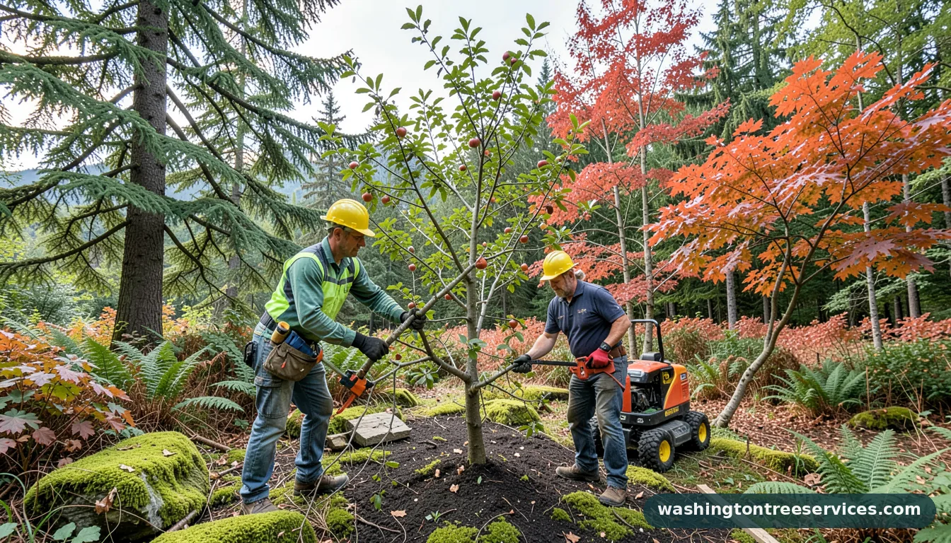 when should you prune an apple tree - completed tree work by Washington Tree Services