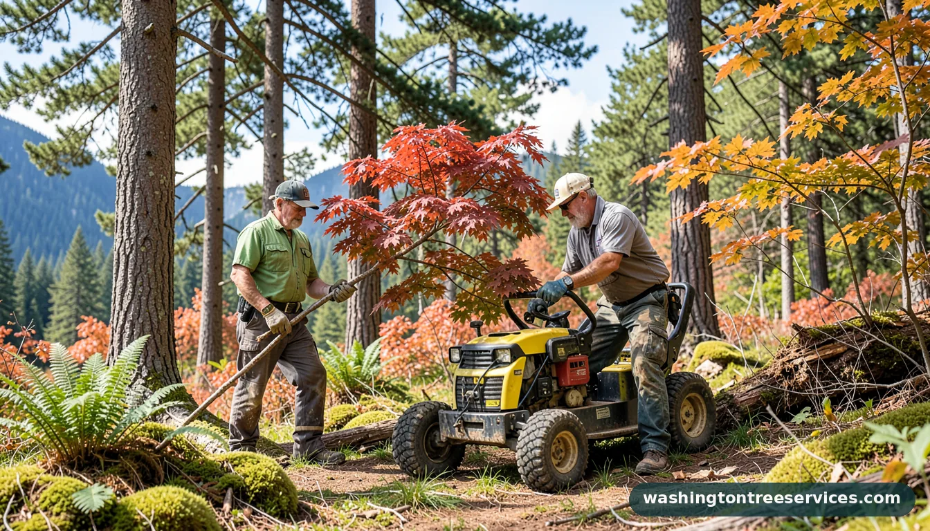 Certified arborists handling when should you prune japanese maples in Washington when should you prune japanese maples - certified arborists at work in Washington