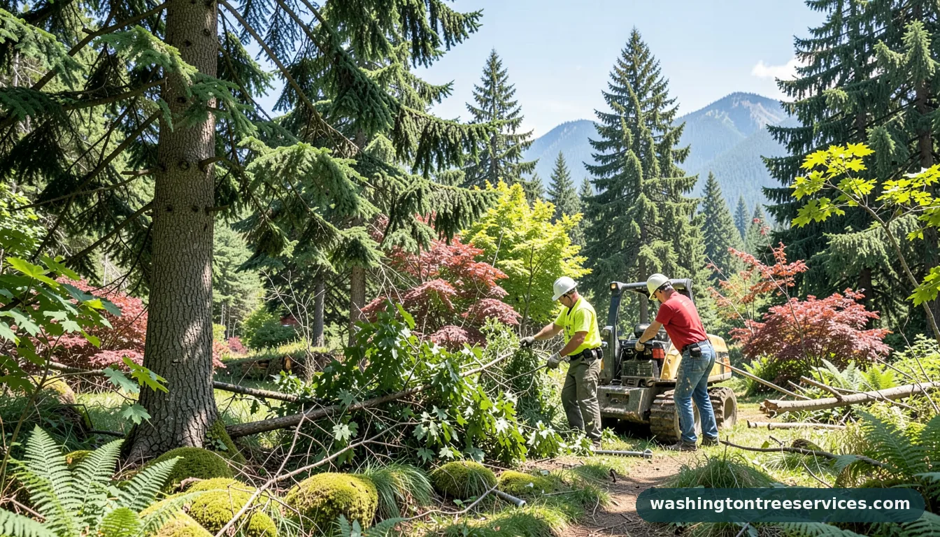 when should you trim your trees - completed tree work by Washington Tree Services