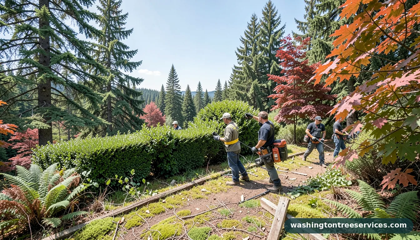 when to cut back hedges and shrubs - professional tree service in Washington