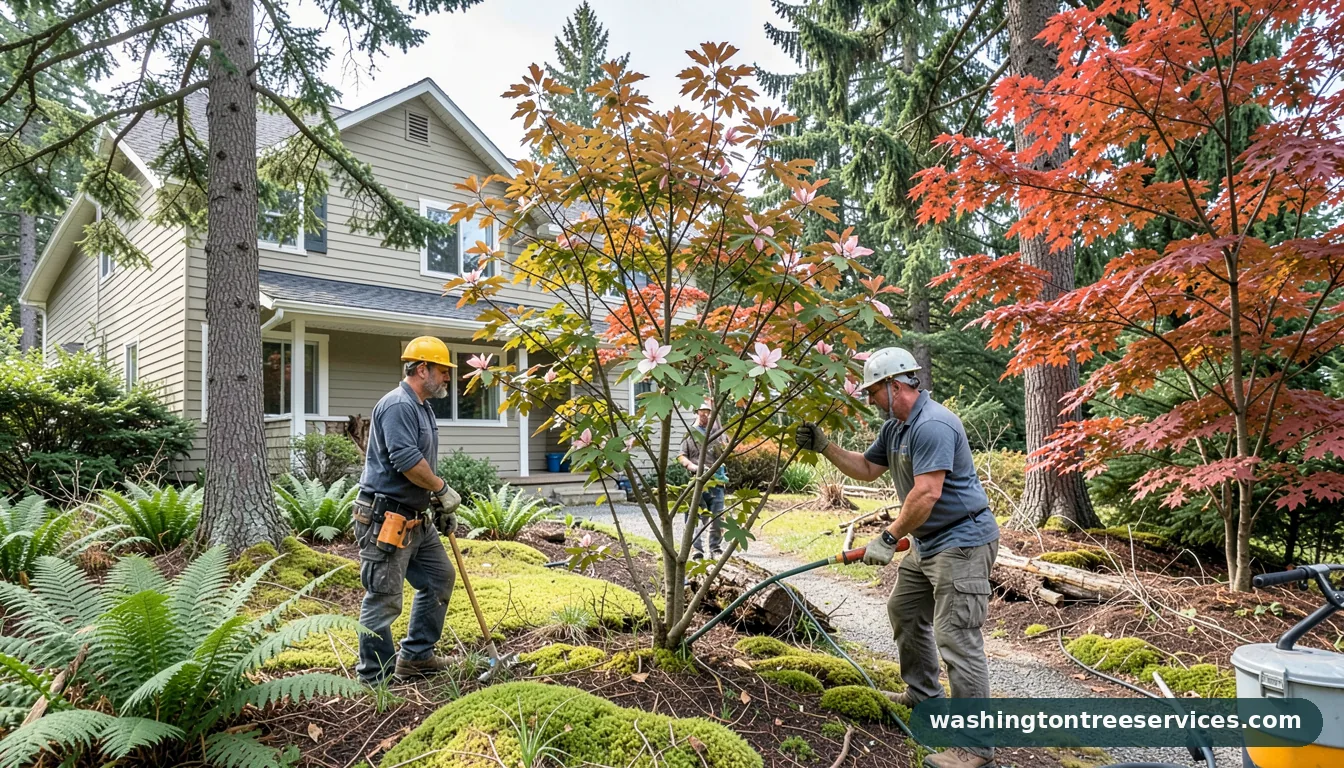 when to prune a dogwood tree - completed tree work by Washington Tree Services