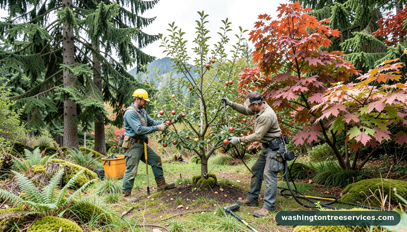 when to prune apple trees in washington state - completed tree work by Washington Tree Services