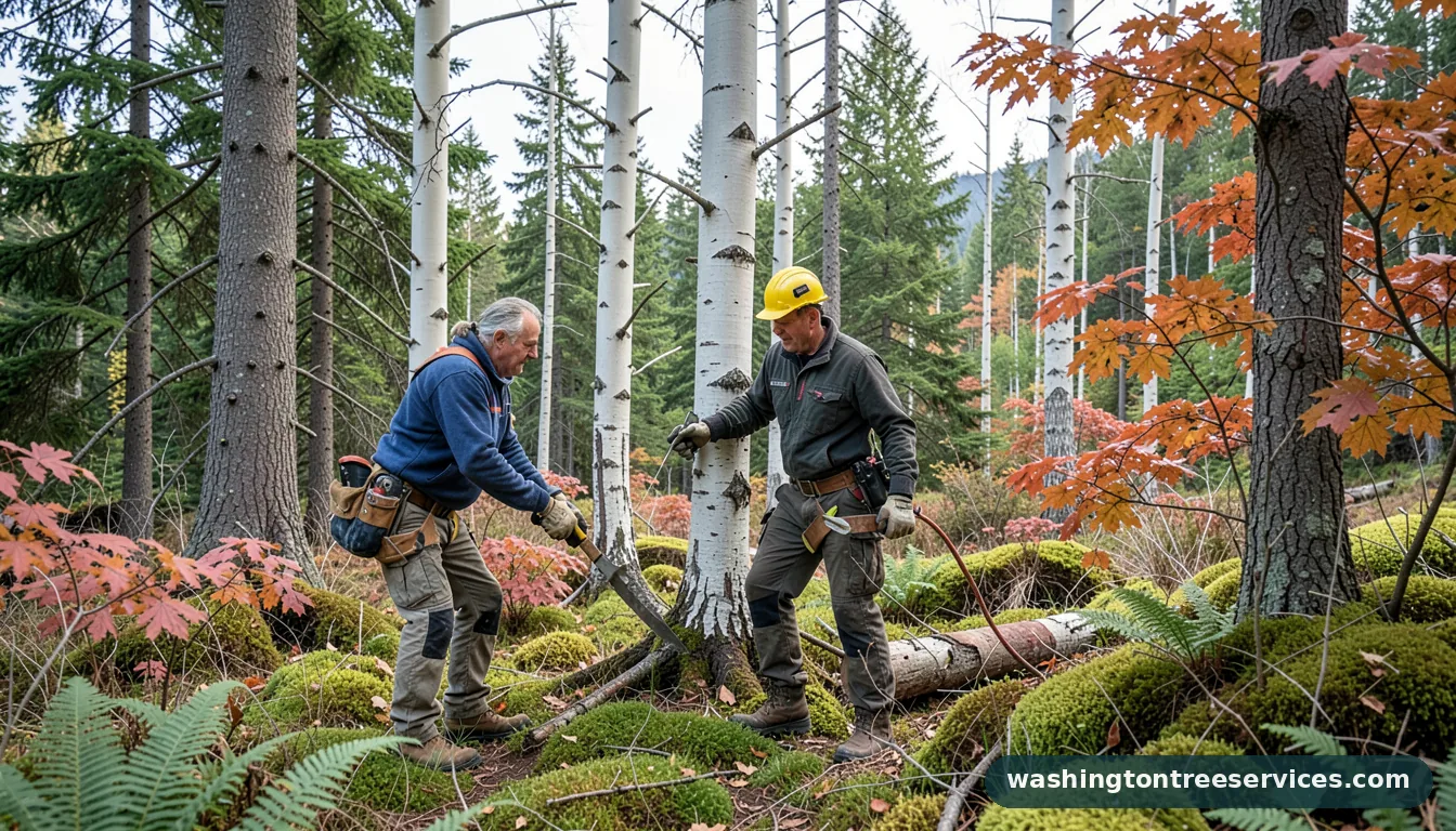 Certified arborists handling when to prune aspen trees in Washington when to prune aspen trees - certified arborists at work in Washington