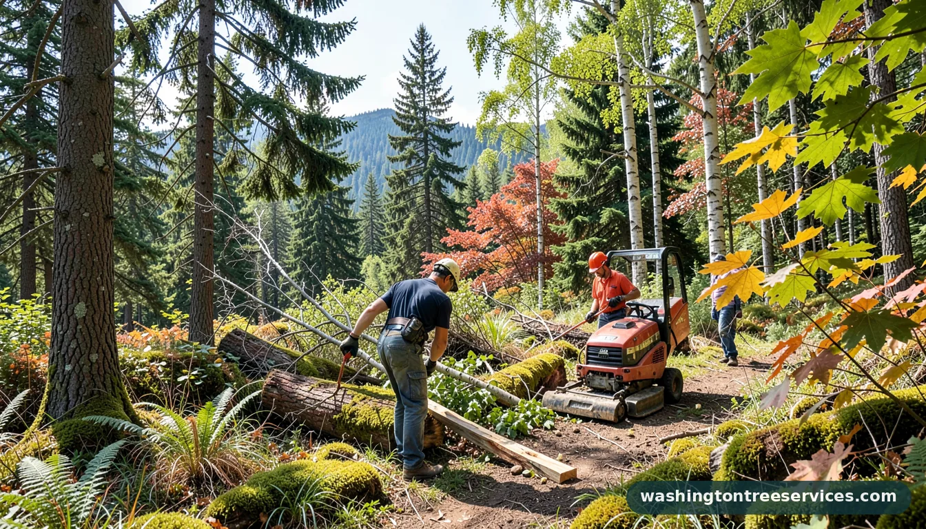 Certified arborists handling when to prune birch trees in Washington when to prune birch trees - certified arborists at work in Washington
