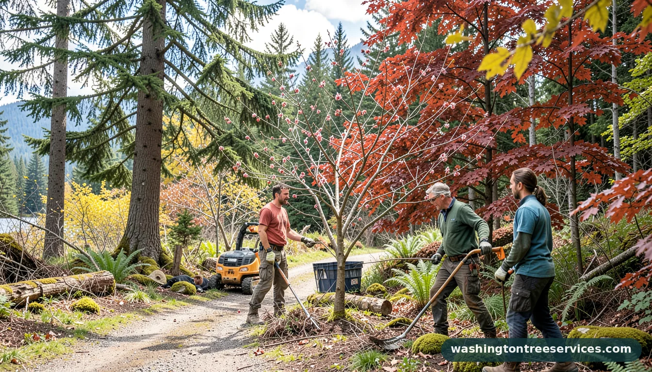 when to prune cherry trees in washington state - completed tree work by Washington Tree Services