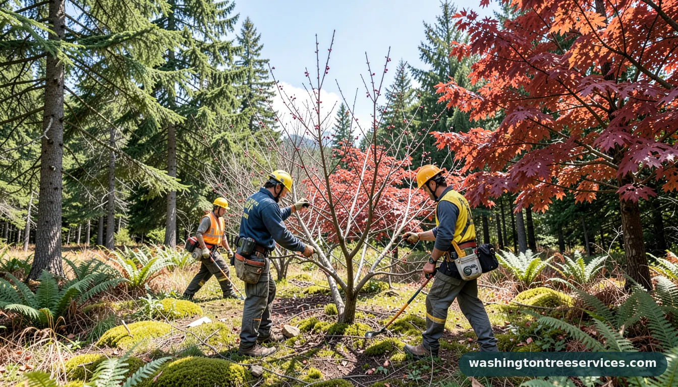 Certified arborists handling when to prune cherry trees in Washington when to prune cherry trees - certified arborists at work in Washington