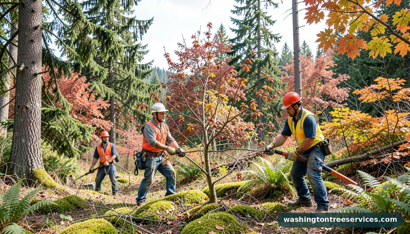 Completed when to prune cherry trees project by Washington Tree Services when to prune cherry trees - completed tree work by Washington Tree Services