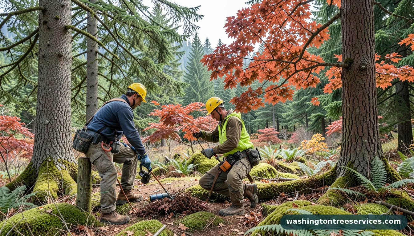 when to prune dwarf japanese maple - certified arborists at work in Washington