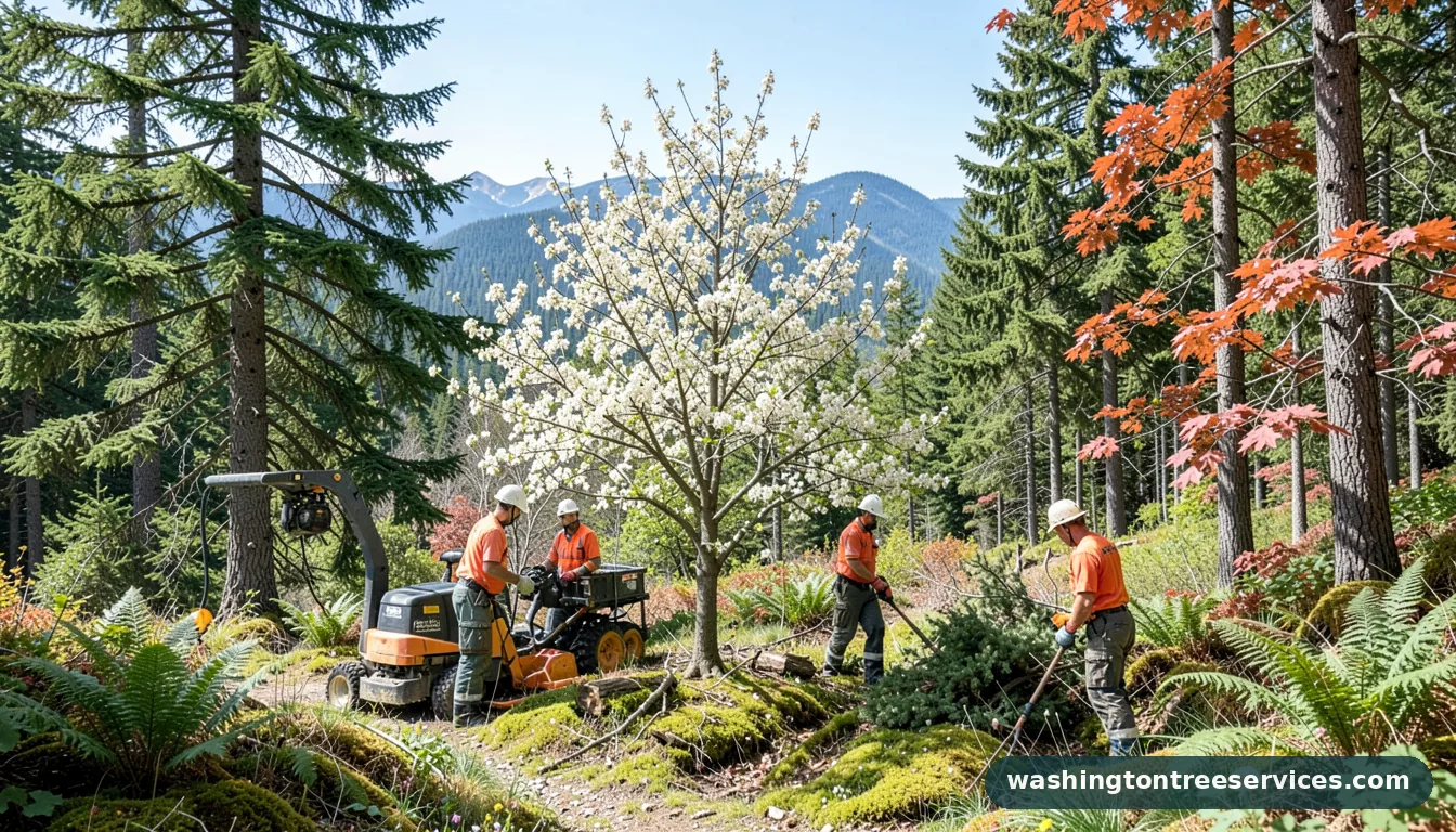 when to prune flowering plum tree - professional tree service in Washington