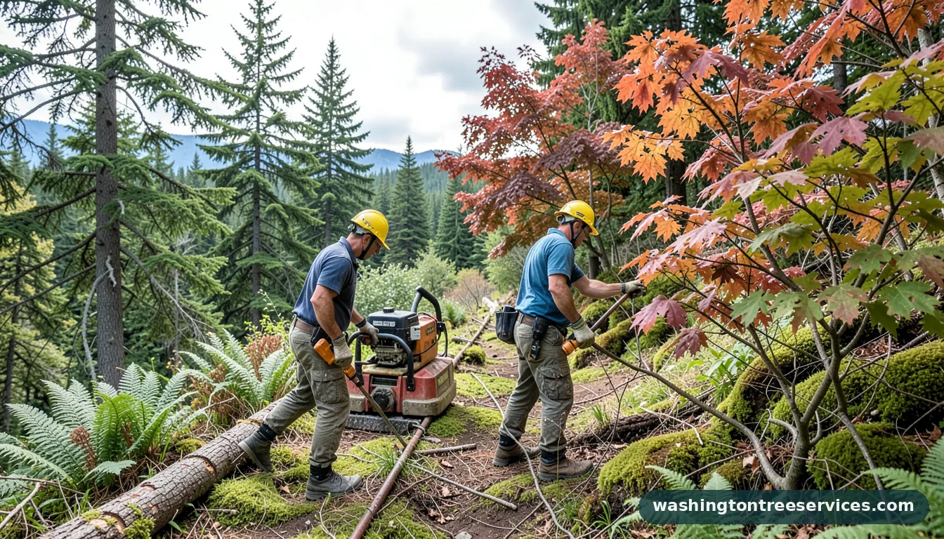 when to prune flowering trees - certified arborists at work in Washington