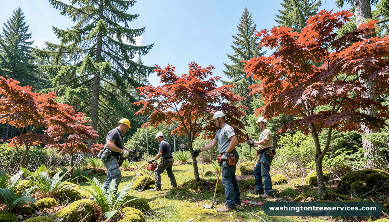 when to prune japanese maples - professional tree service in Washington