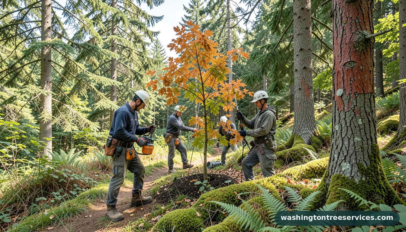 when to prune maple trees - certified arborists at work in Washington