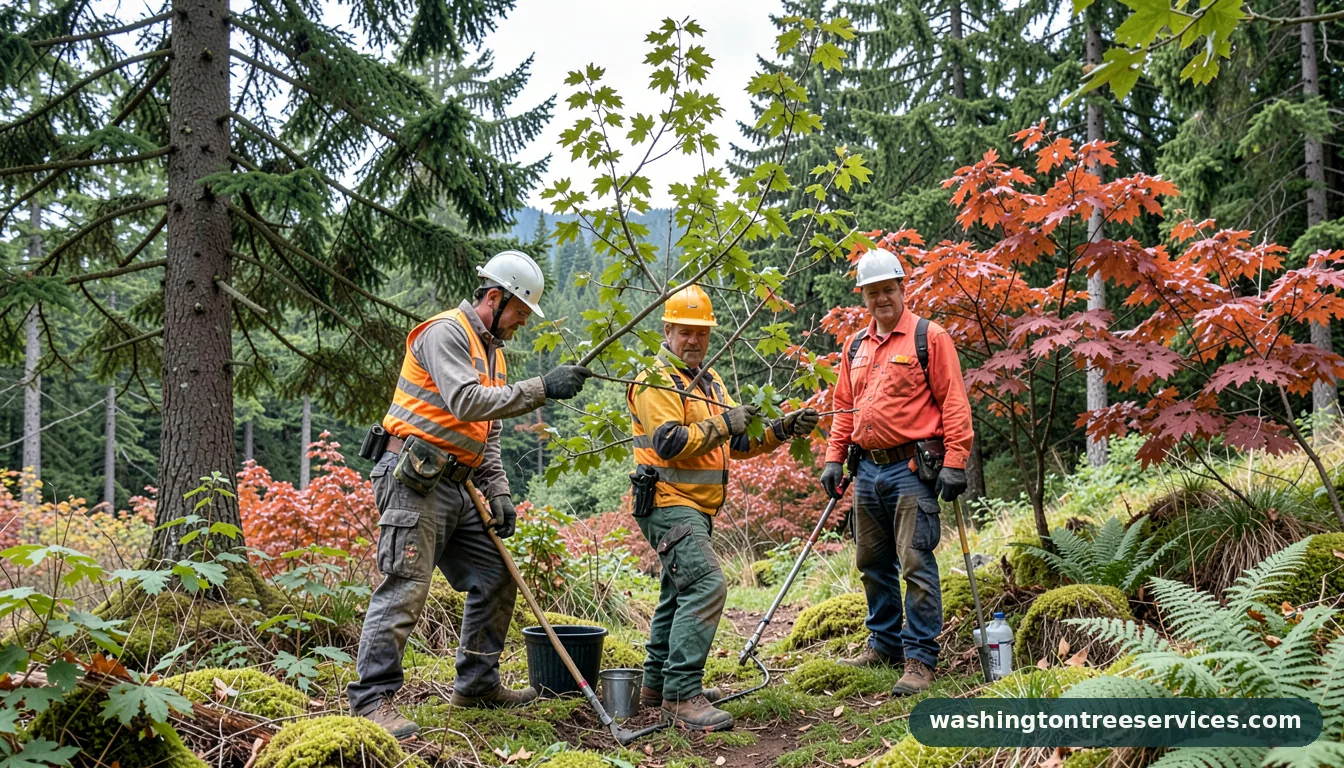 Professional equipment for when to prune pear tree in Washington when to prune pear tree - tree service equipment and crew in Washington