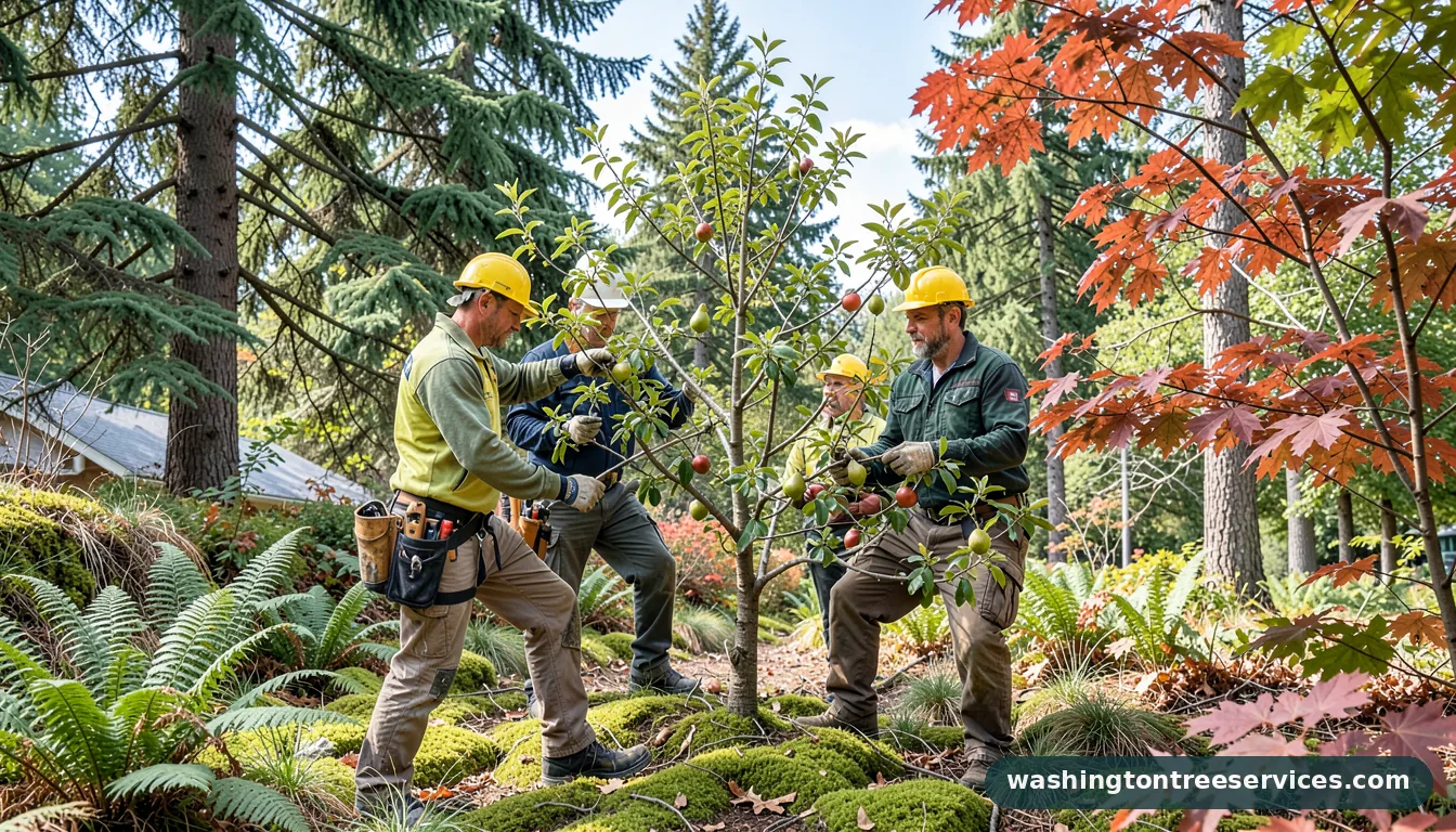 Completed when to prune pear tree project by Washington Tree Services when to prune pear tree - completed tree work by Washington Tree Services