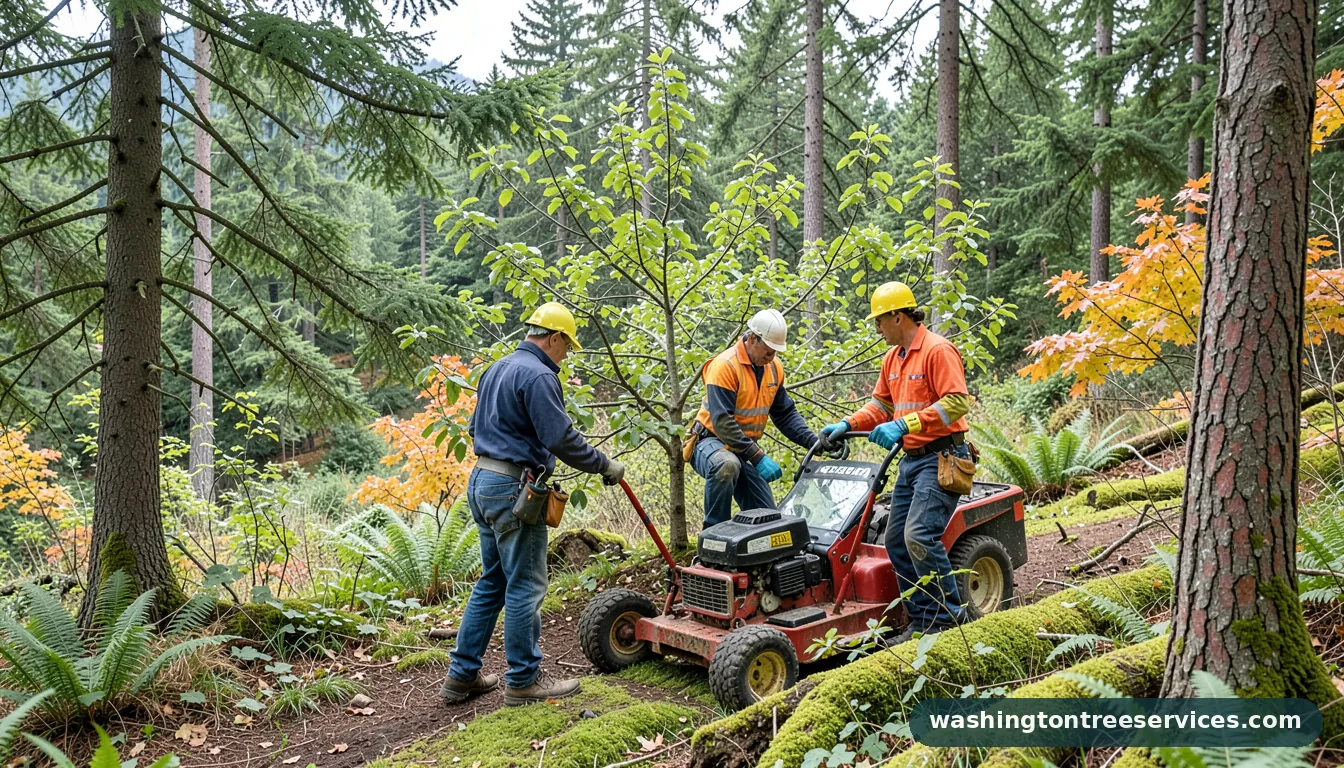 Professional equipment for when to prune pear trees in washington state in Washington when to prune pear trees in washington state - tree service equipment and crew in Washington