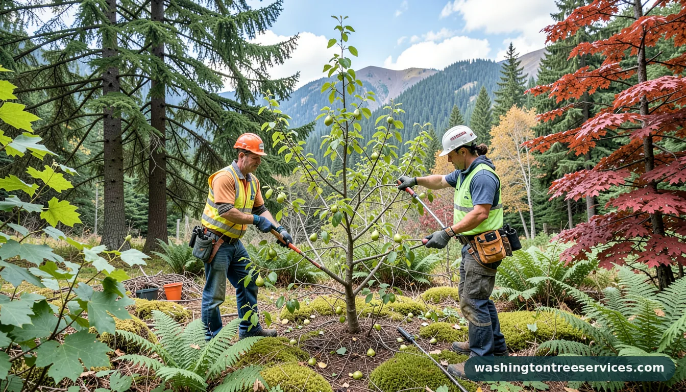 Completed when to prune pear trees in washington state project by Washington Tree Services when to prune pear trees in washington state - completed tree work by Washington Tree Services