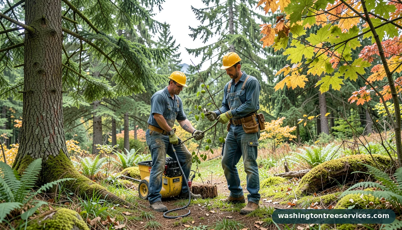 when to prune pear trees - certified arborists at work in Washington