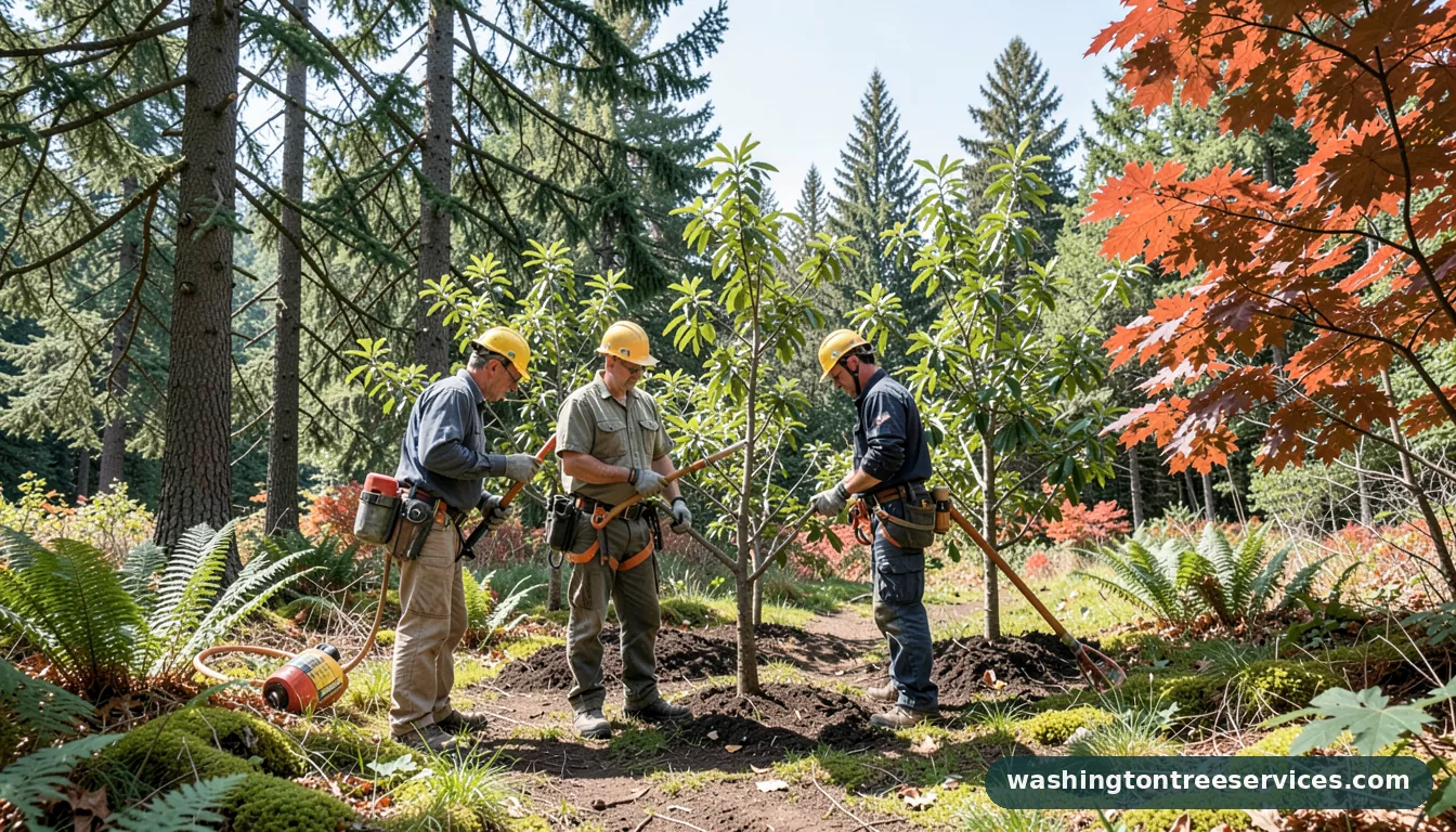 Professional equipment for when to prune plum trees in washington state in Washington when to prune plum trees in washington state - tree service equipment and crew in Washington