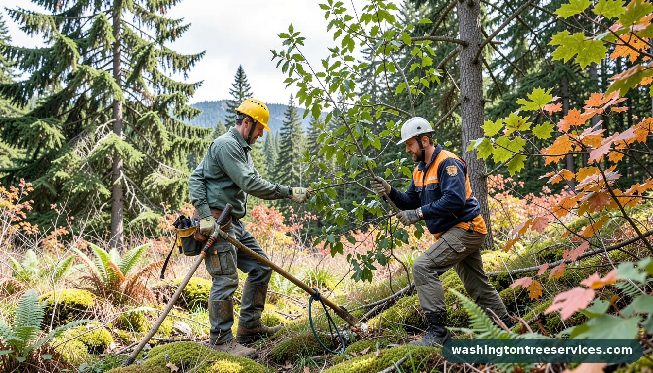 when to prune plum trees - certified arborists at work in Washington