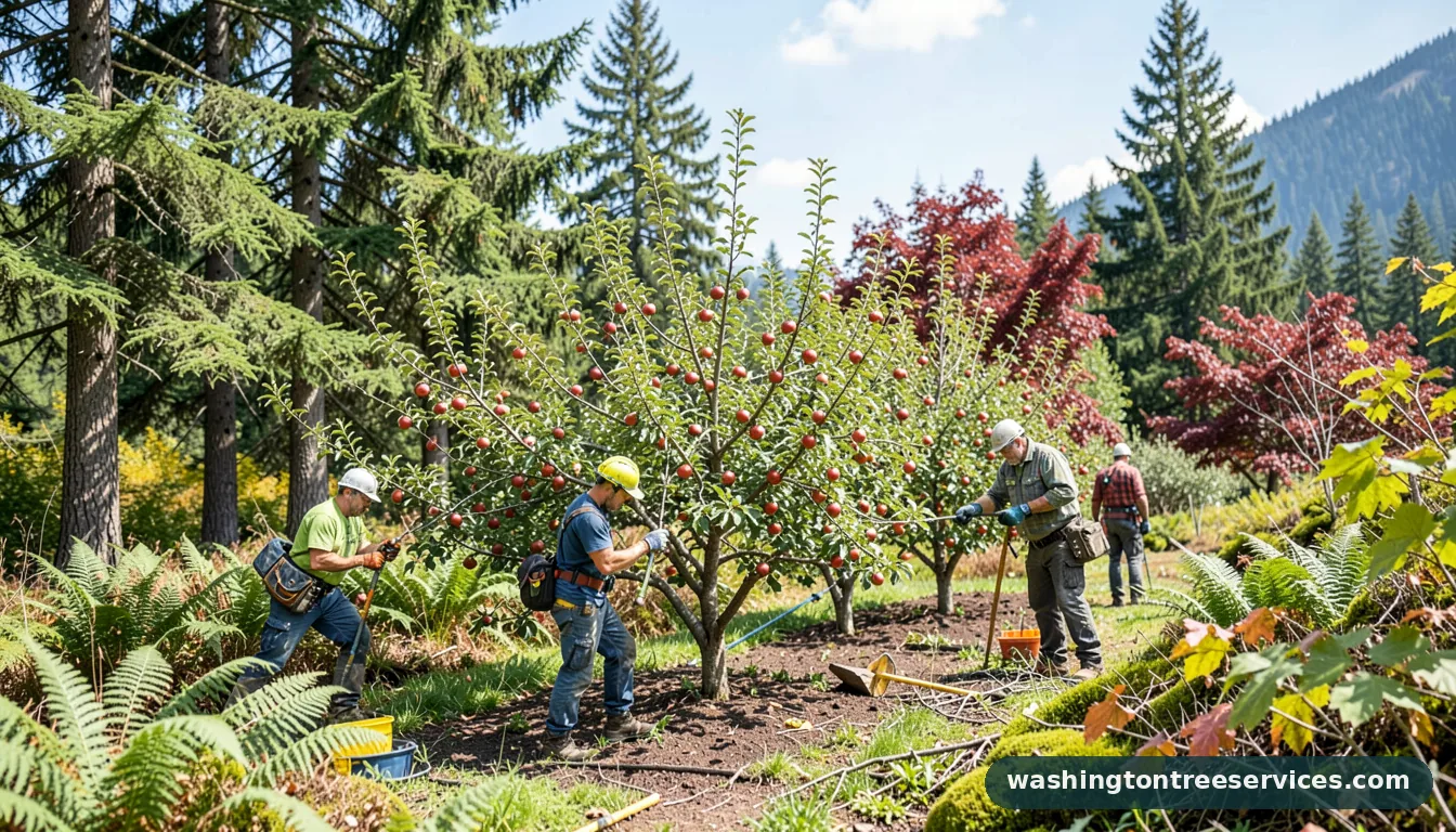 Completed when to trim apple trees in washington state project by Washington Tree Services when to trim apple trees in washington state - completed tree work by Washington Tree Services