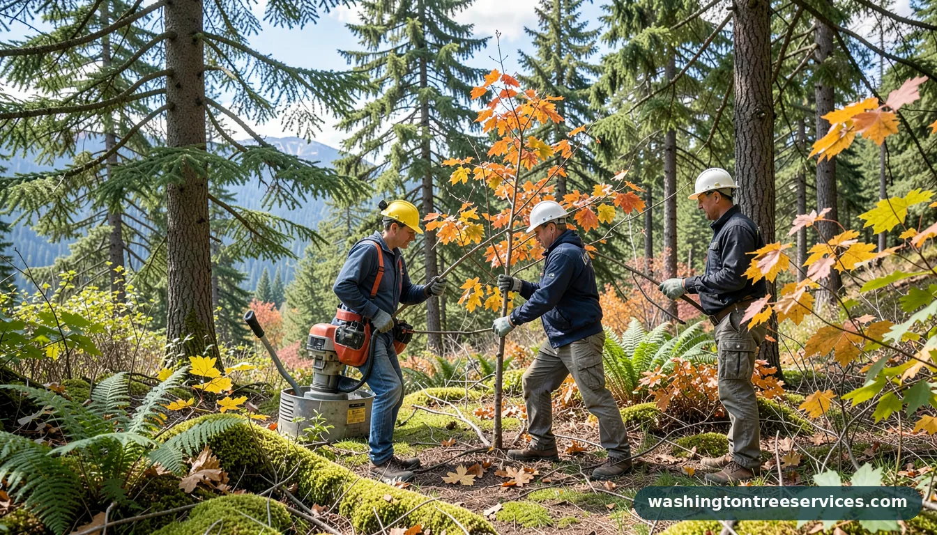 when to trim cherry trees - certified arborists at work in Washington