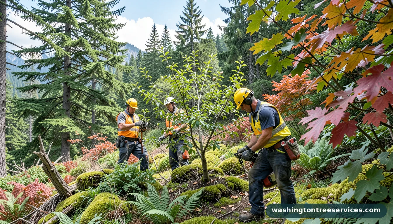Professional equipment for when to trim plum trees in Washington when to trim plum trees - tree service equipment and crew in Washington