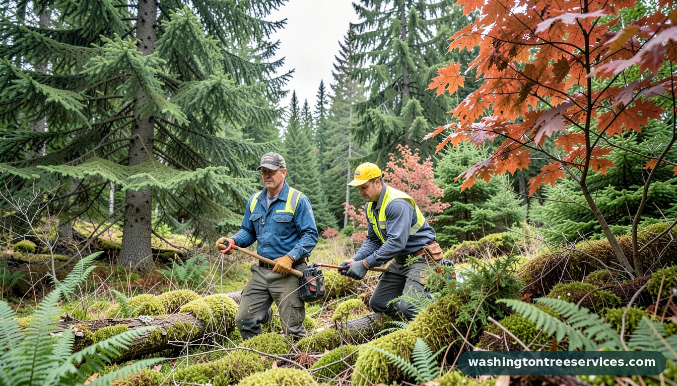 when to trim trees - certified arborists at work in Washington