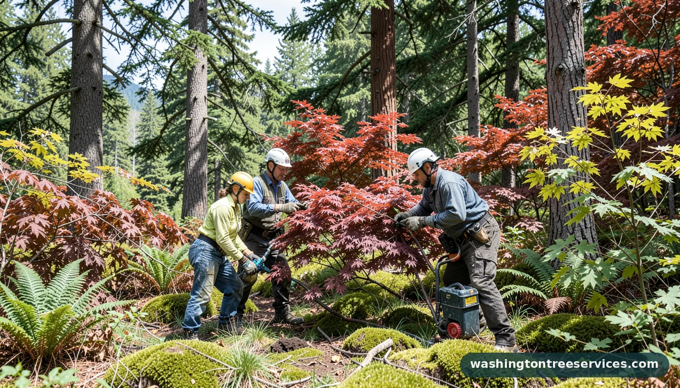 Completed when trim japanese maple project by Washington Tree Services when trim japanese maple - completed tree work by Washington Tree Services