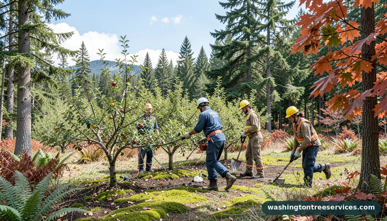 where to prune apple trees - professional tree service in Washington