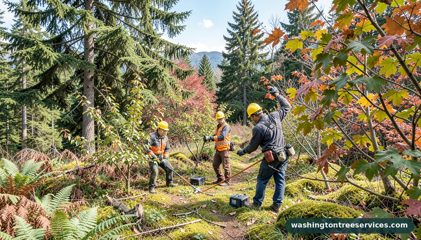 where to prune apple trees - tree service equipment and crew in Washington