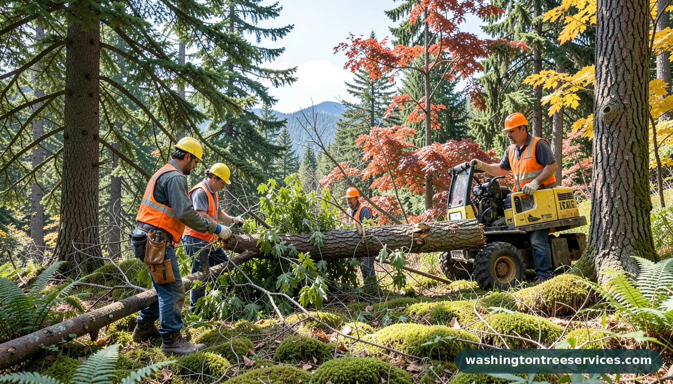 Professional equipment for who do i call for a fallen tree in Washington who do i call for a fallen tree - tree service equipment and crew in Washington