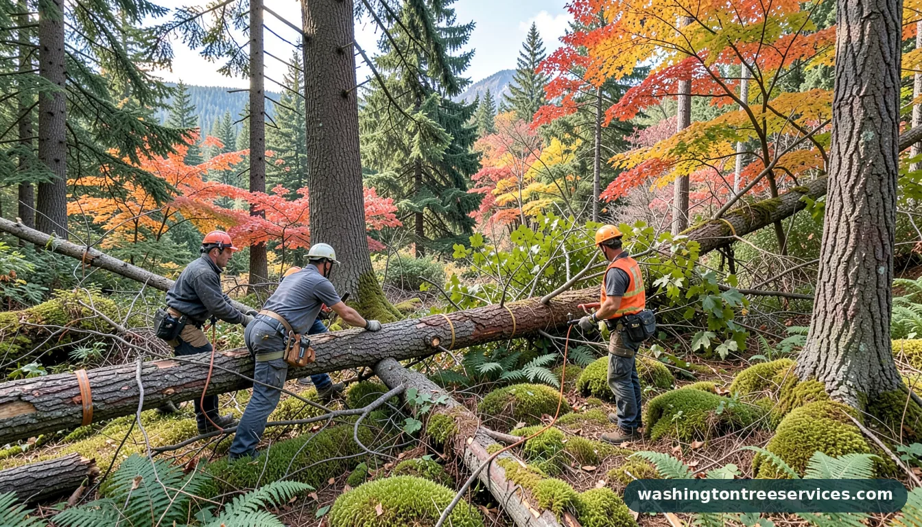Completed who do i call for a fallen tree project by Washington Tree Services who do i call for a fallen tree - completed tree work by Washington Tree Services