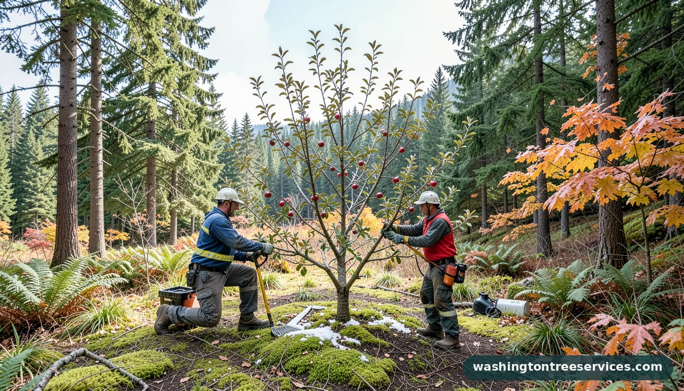 winter prune apple tree - professional tree service in Washington