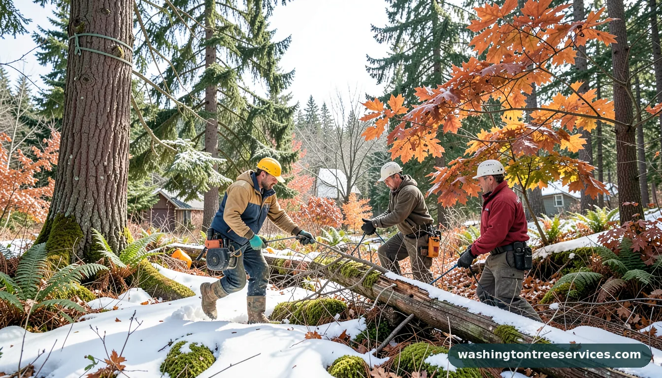 winter prune - completed tree work by Washington Tree Services